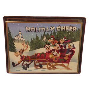 Disney Parks Holiday Cheer Greeting Cards 4 Designs 16 Cards 18 Envelopes